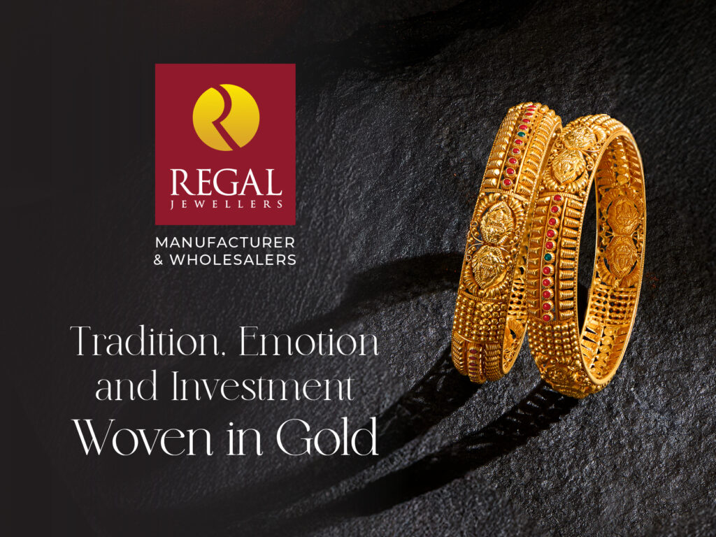 Indian woman and traditional gold jewellery – cultural significance by Regal Jewellers