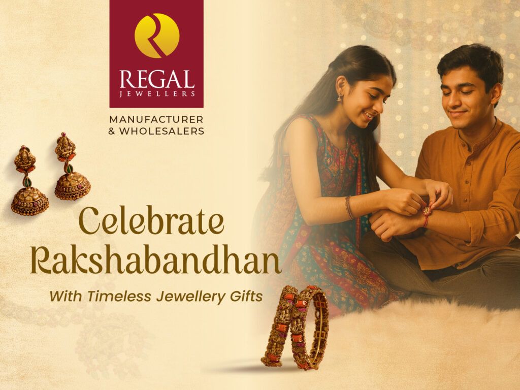 Regal Jewellers Raksha Bandhan jewellery gift collection – gold and diamond pieces for siblings