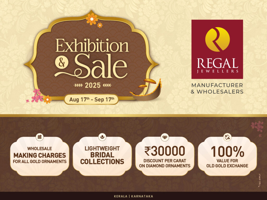 Regal Jewellers Onam Gold Jewellery Exhibition & Sale – lightweight bridal, Polki, antique, and diamond jewellery