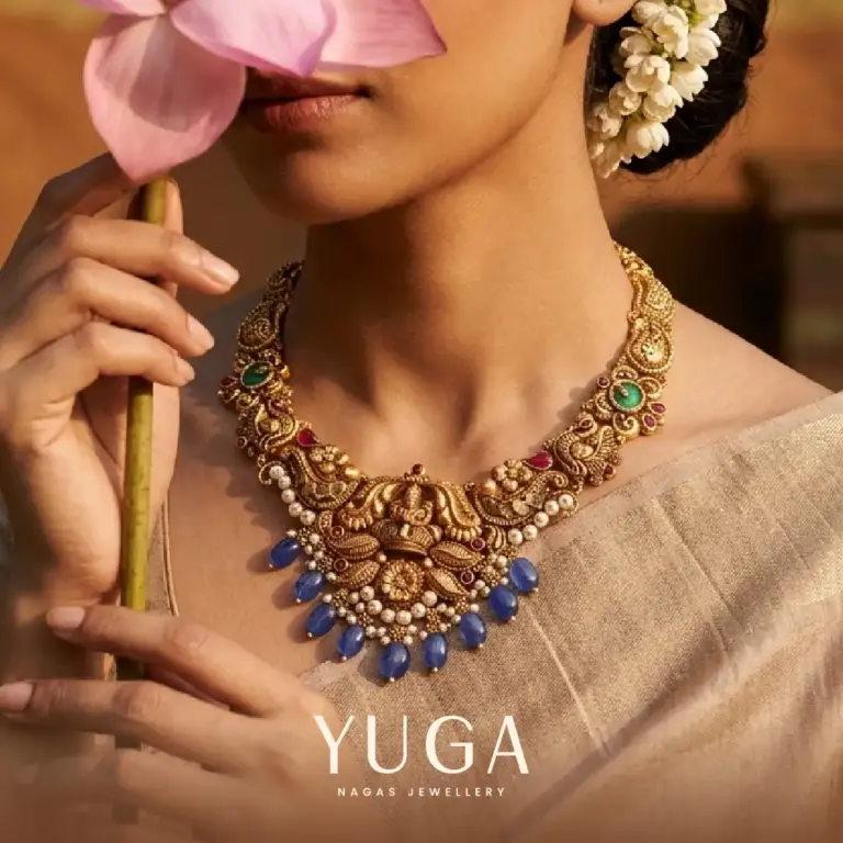 Yuga temple jewellery-Lakshmi necklace