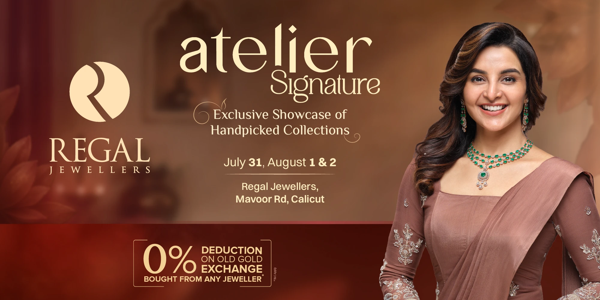 Atelier Signature exclusive jewellery collection showcase at Regal Jewellers Calicut