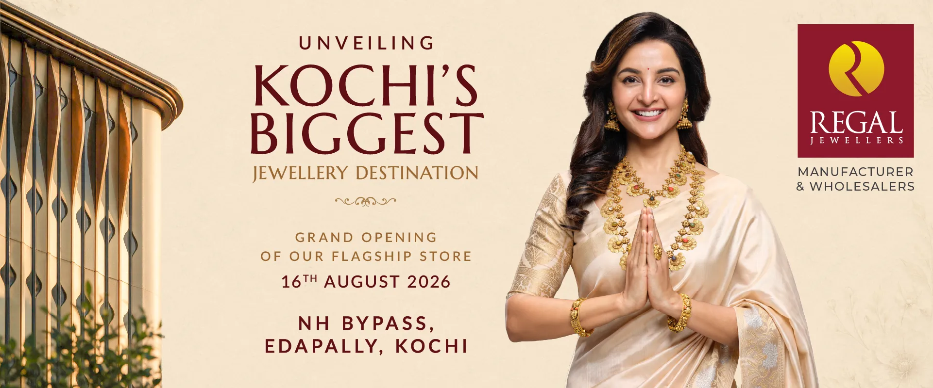 Kochi's biggest jewellery destination at Regal Jewellers' new flagship store in Edappally.