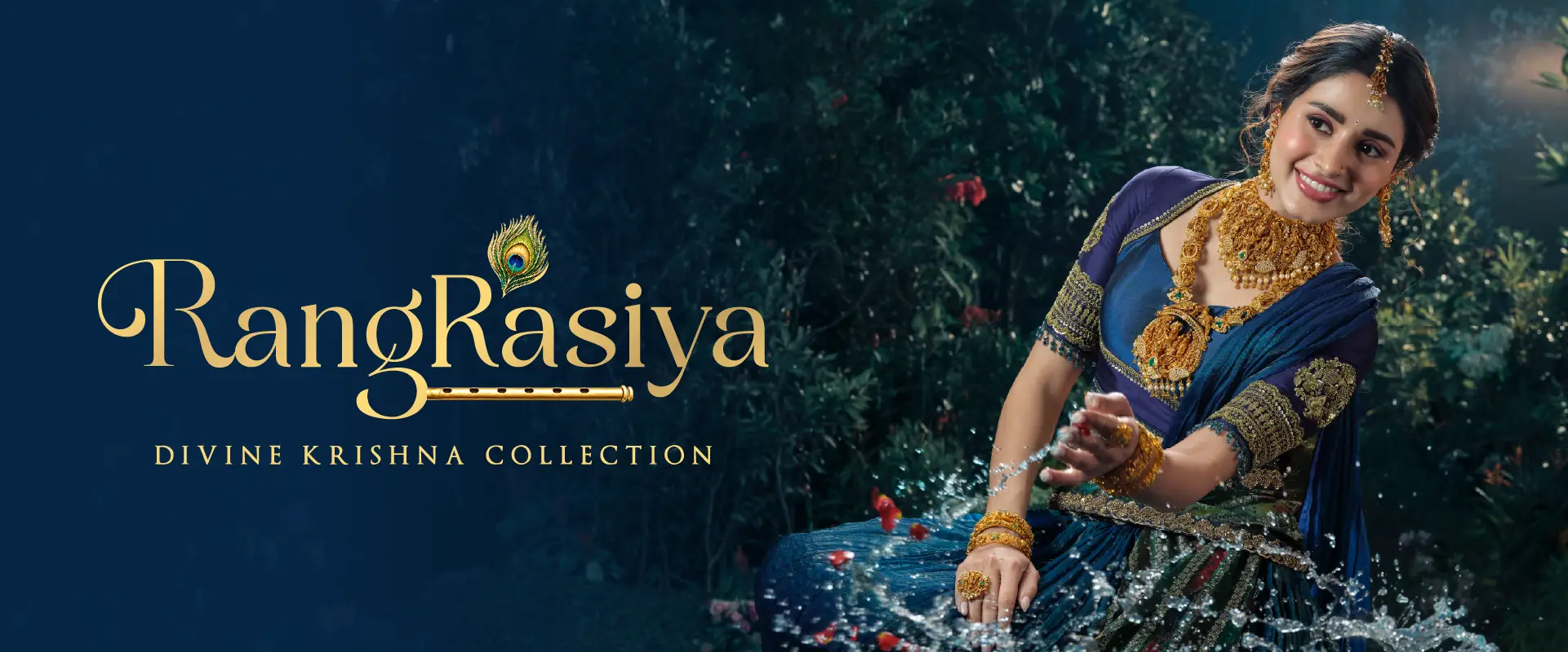 Krishna-inspired wedding gold jewellery by Regal Jewellers